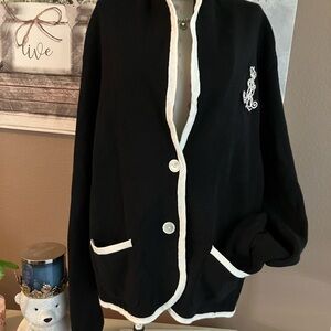 Ralph Lauren Blazer Size XL 90s Vintage Crown Logo Jacket Coat